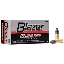Blazer® Rimfire Ammo 22 LR Lead RN 40gr 500/Box
