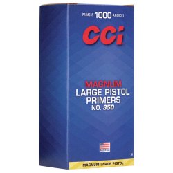 CCI Standard Large Mag Pistol Primer 350 Clam 1000/Box