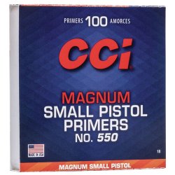 CCI Standard Small Mag Pistol Primer 550 Clam 1000/Box