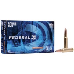 Federal Power Shok Ammo 308 Win Jacketed SP