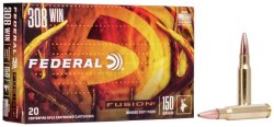 Federal Fusion Ammo .308 Win 150gr 20/Box
