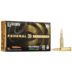 Federal Ammunition 6.5 Creedmoor Gold Medal SMK 140gr 20/Box