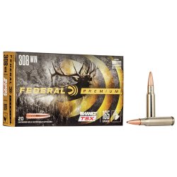 Federal Ammunition 308 Win Barnes TSX 165gr 20/Box