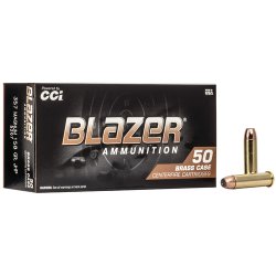 Blazer Ammunition 357 MAG - Brass JHP Brass 158gr 50/Box